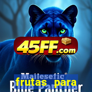 frutas para imprimir e recortar